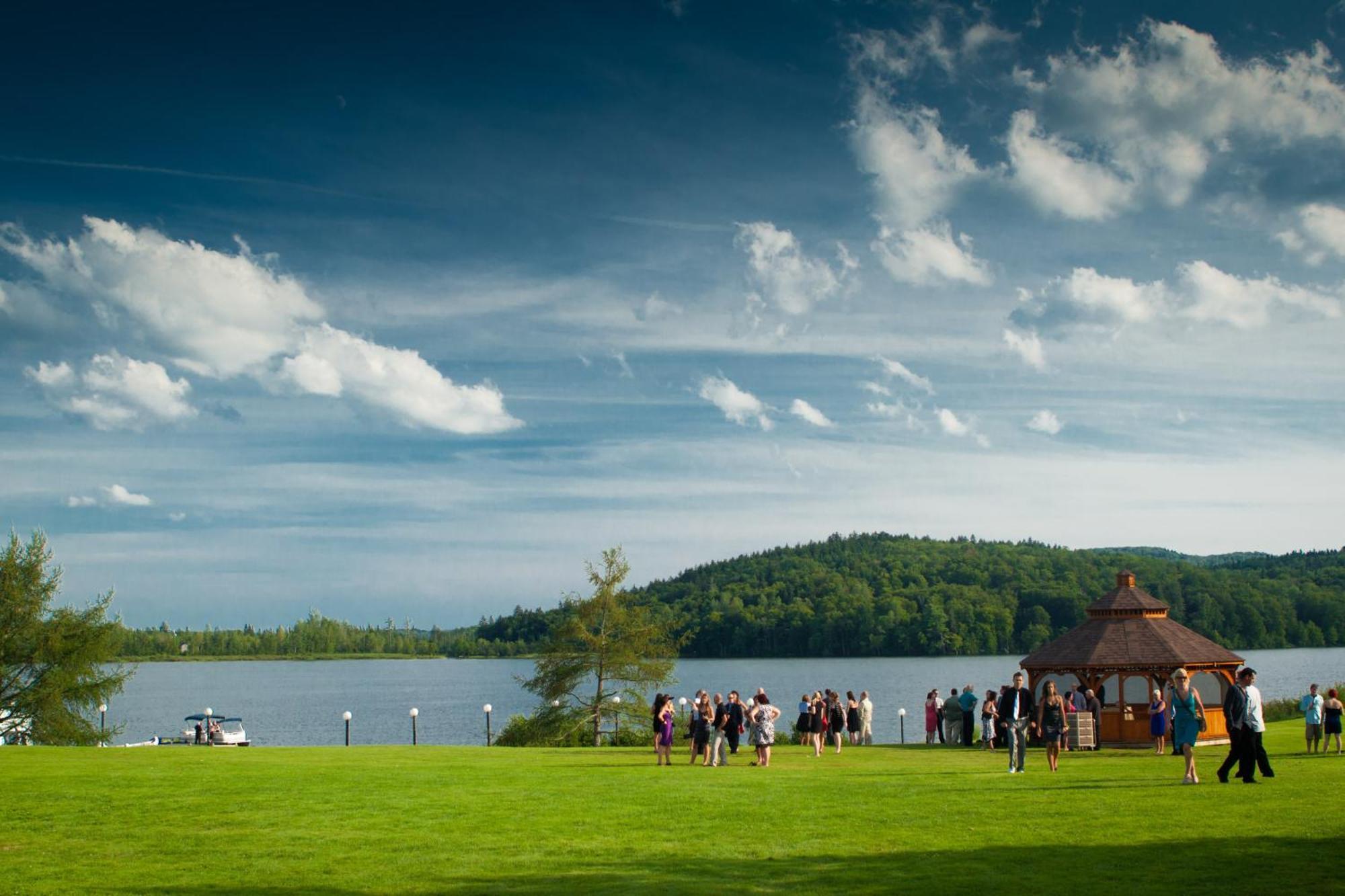 Le Manoir Du Lac Delage Stoneham Exterior foto