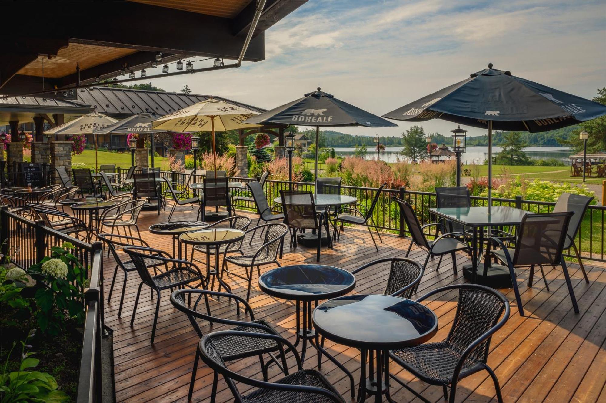 Le Manoir Du Lac Delage Stoneham Exterior foto