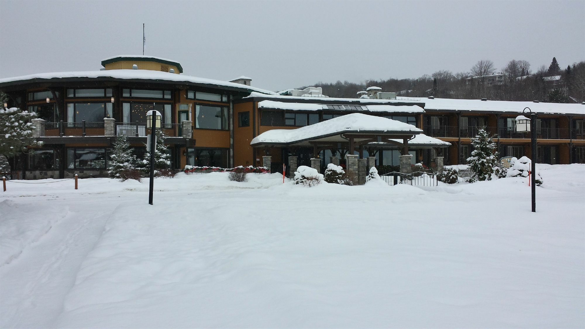 Le Manoir Du Lac Delage Stoneham Exterior foto